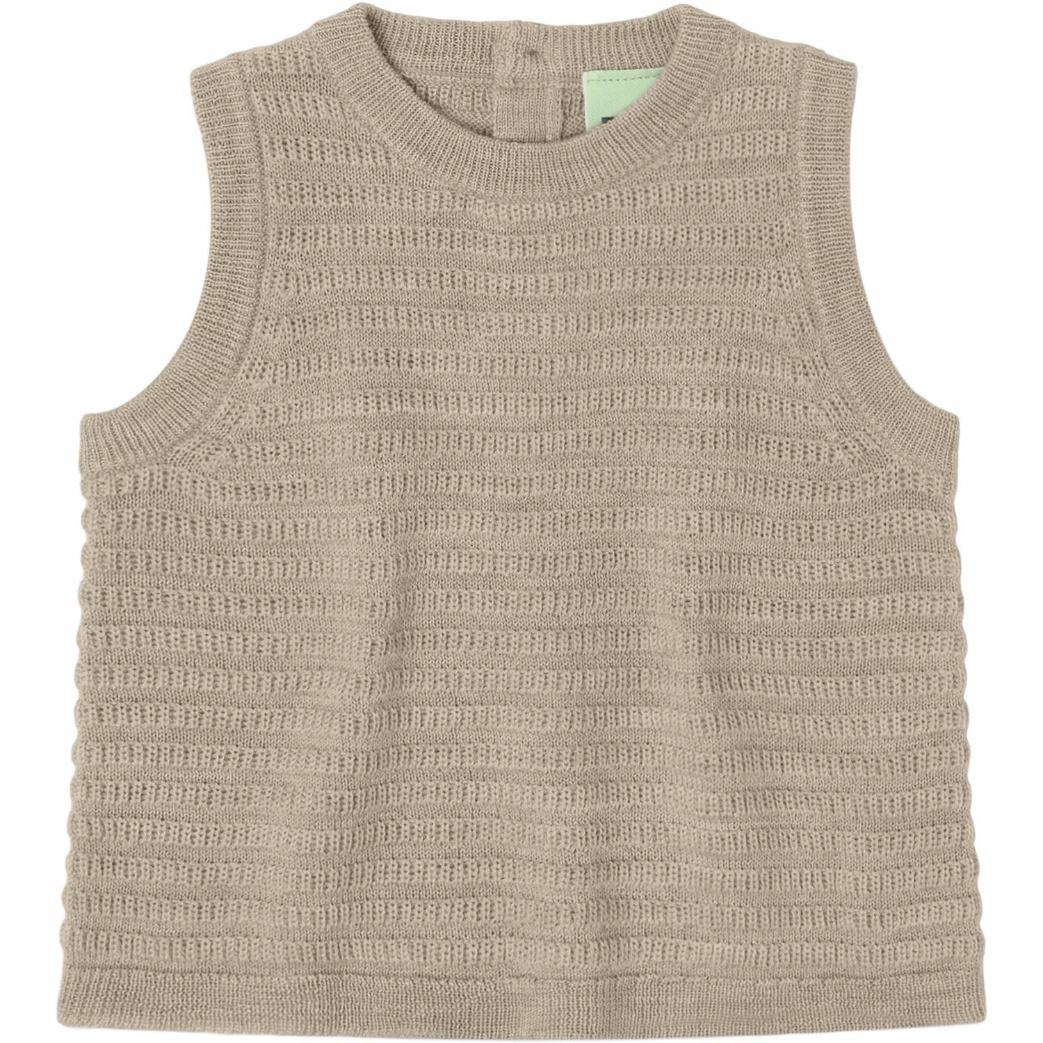 FUB Oat Melange Baby Vest Flexible Material