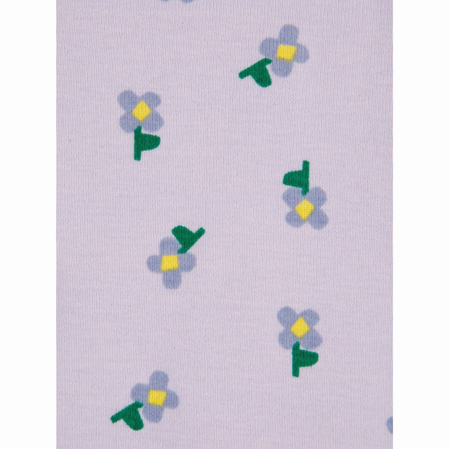 Loose Fit Minimalist Style Lightweight Fit Bobo Choses Lavender Pansy Flower All Over Legging