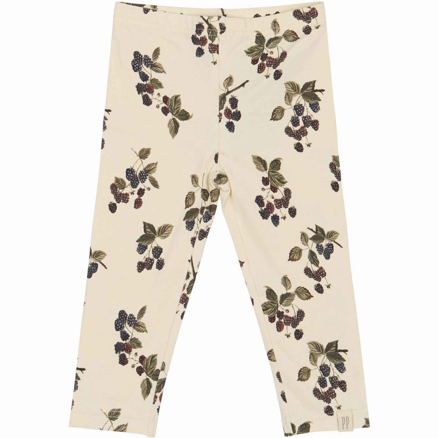 No Pilling Petit Piao Black Berry Legging Printed