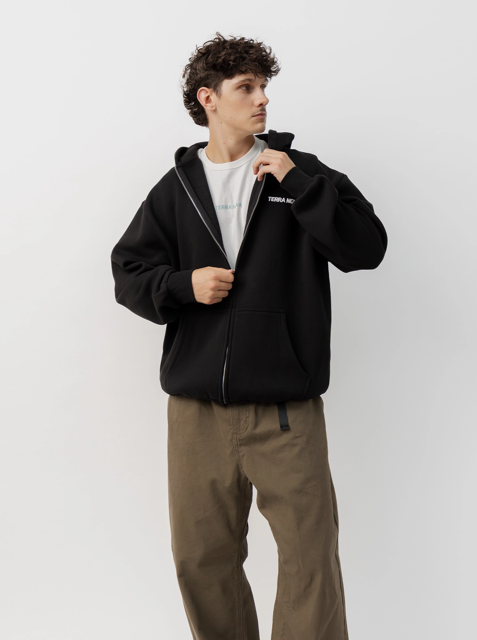 Ribbon Details Date wear Full Zip Hoodie