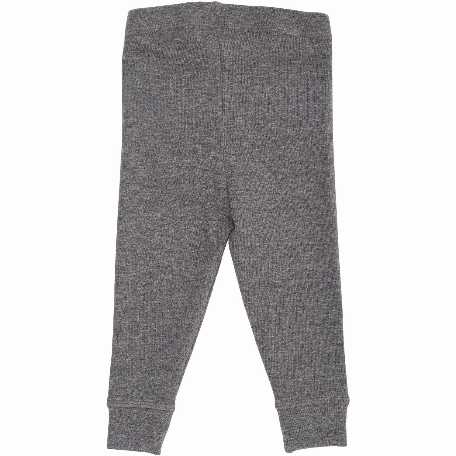 COPENHAGEN COLORS Grey Mel. Modal Rib Leggings Winter Sports For Kids Athletic Wearable