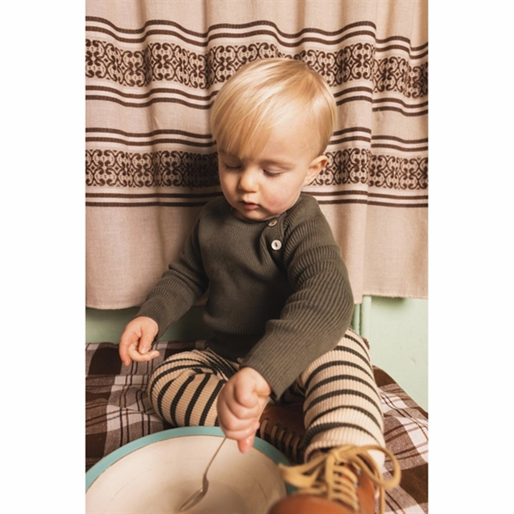 Fl?ss Flye leggings Army/Warm cotton For Adults Winter Sports Reinforced Hemline