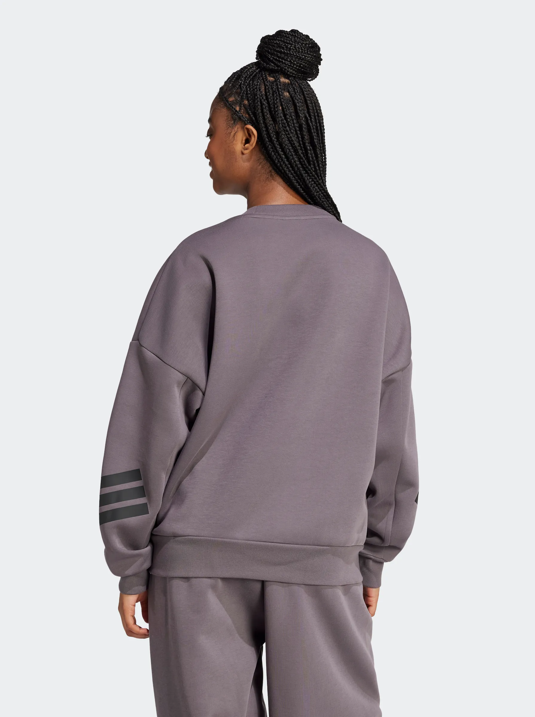 Future Icons 3-Stripes Sweatshirt Anti Static Material Breathable mesh lining