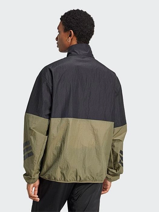 Popular Future Icons 3-Stripes Woven Half-Zip Sweatshirt