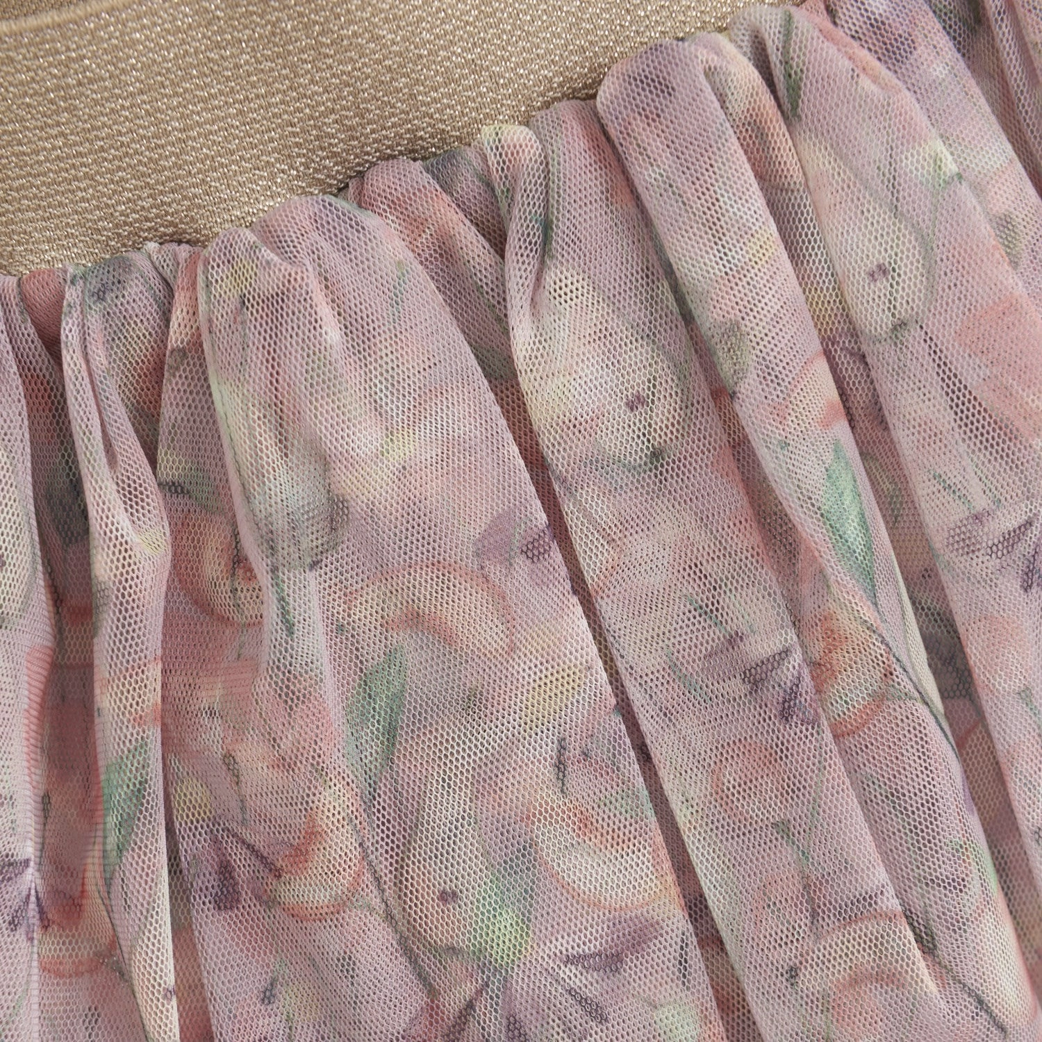 Minymo Burnished Lilac Skirt AOP Sleek Appeal