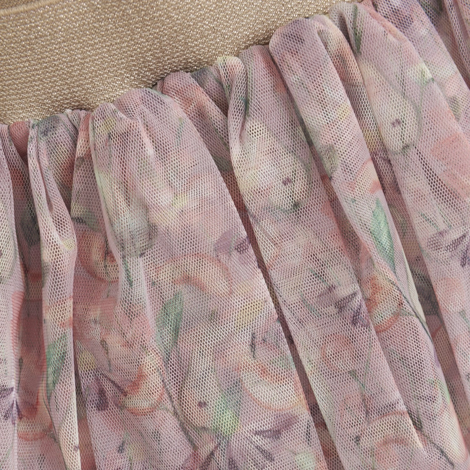 Relaxed Outfit Minymo Burnished Lilac Skirt AOP