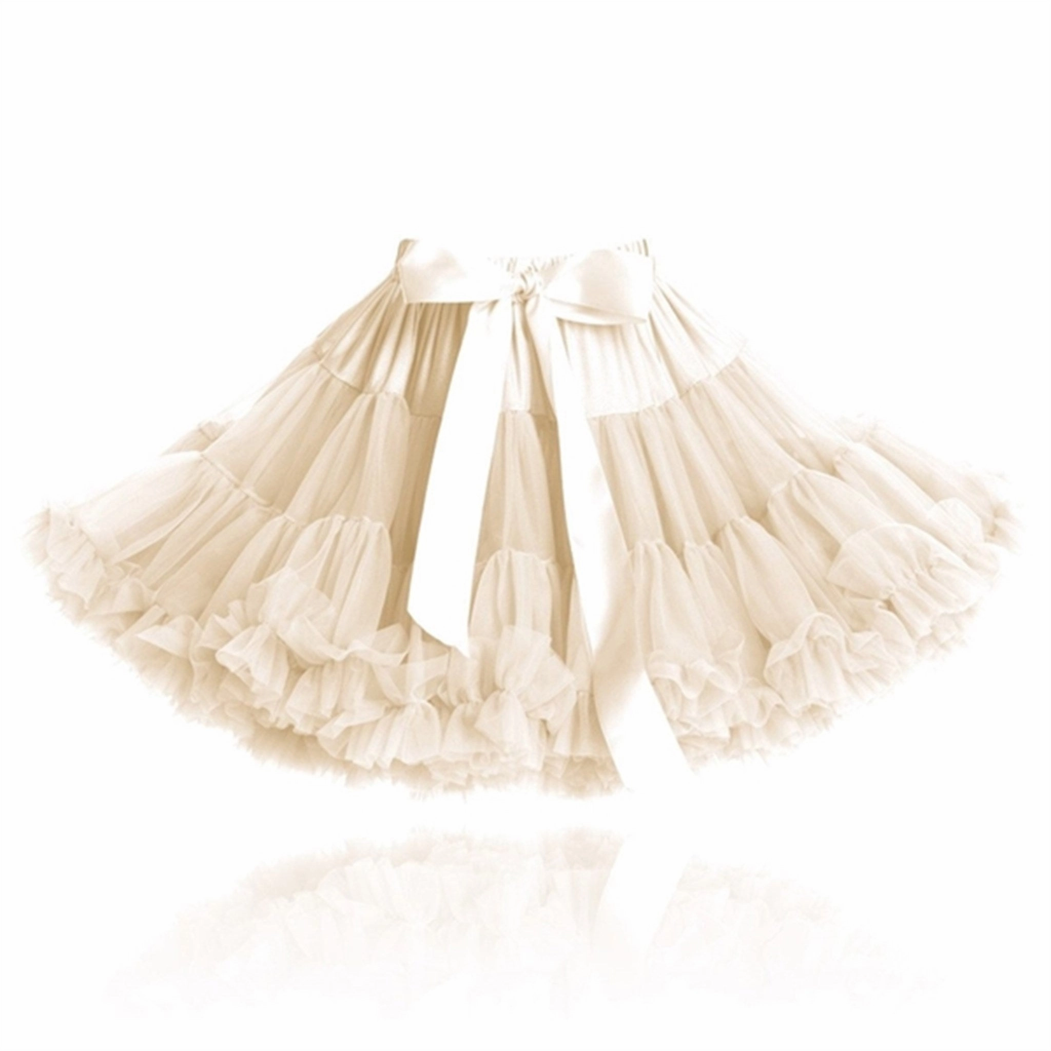 Fashion Forward Luxury Feel Dolly by Le Petit Tom Skirt Cream