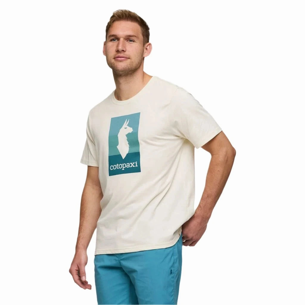 Cotopaxi Llama Block T-Shirt Men Perfect Layer Comfy Layer Wear