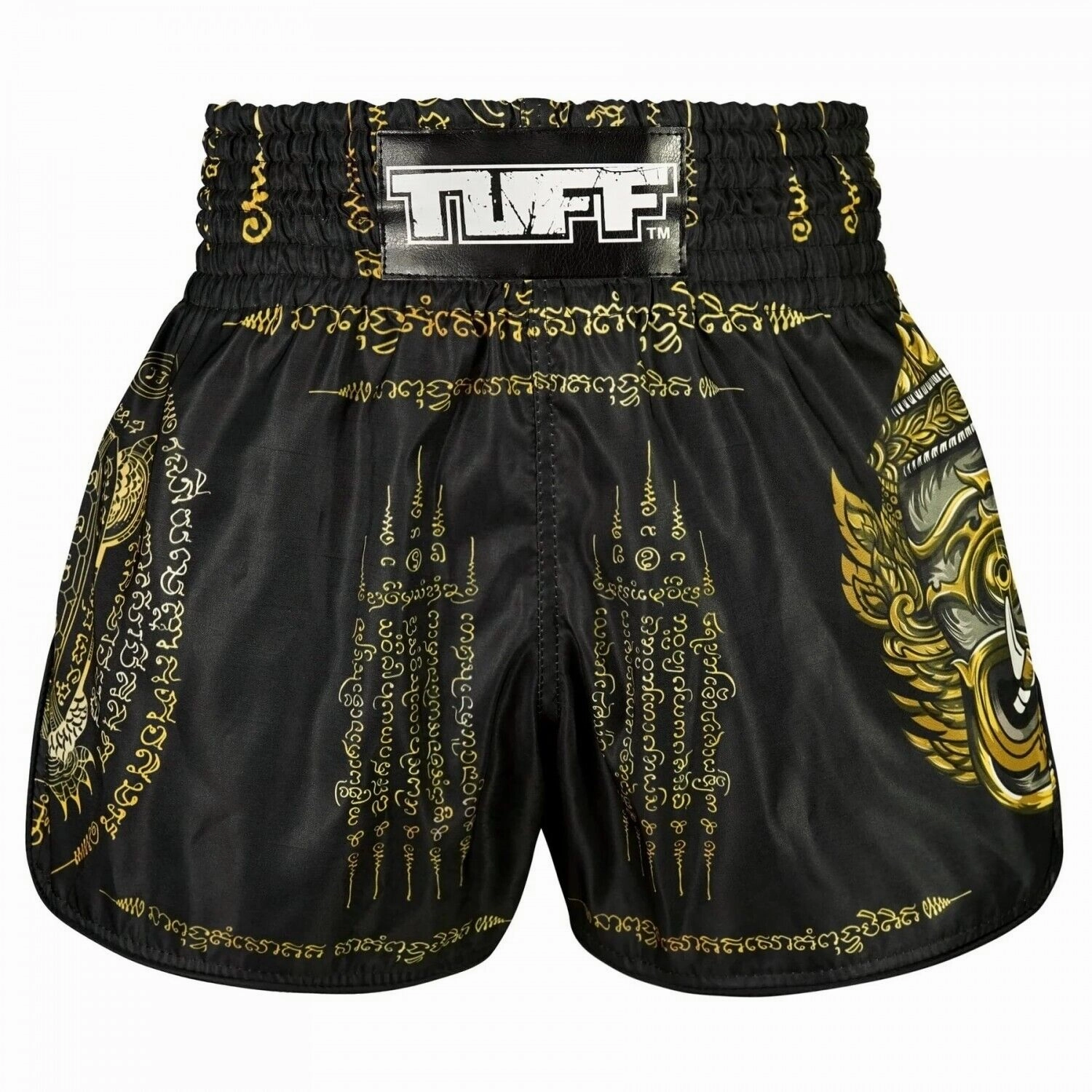 ribbed texture poolside fashion TUFF Muay Thai Shorts Yaksa Yantra RMS116