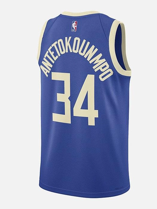 Giannis Antetokounmpo Milwaukee Bucks 2024/25 City Edition Jersey Stylish and Fun Timeless Look