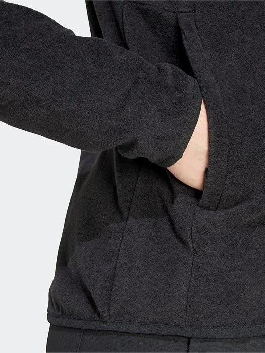 Terrex Multi Full Zip Fleece Jacket Breathable Mesh Panels Fresh Vibe