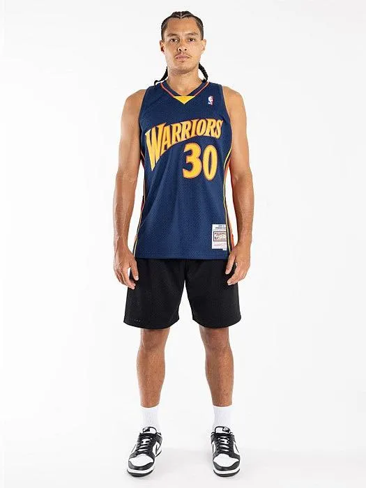 Golden State Warriors 09-10 Stephen Curry Swingman Jersey Layered Look Design Active Apparel