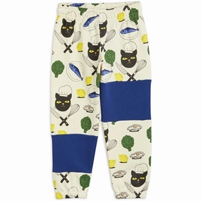 Mini Rodini Chef Cat Aop Sweatpants Multi NonToxic Dye Casual wearer clothing