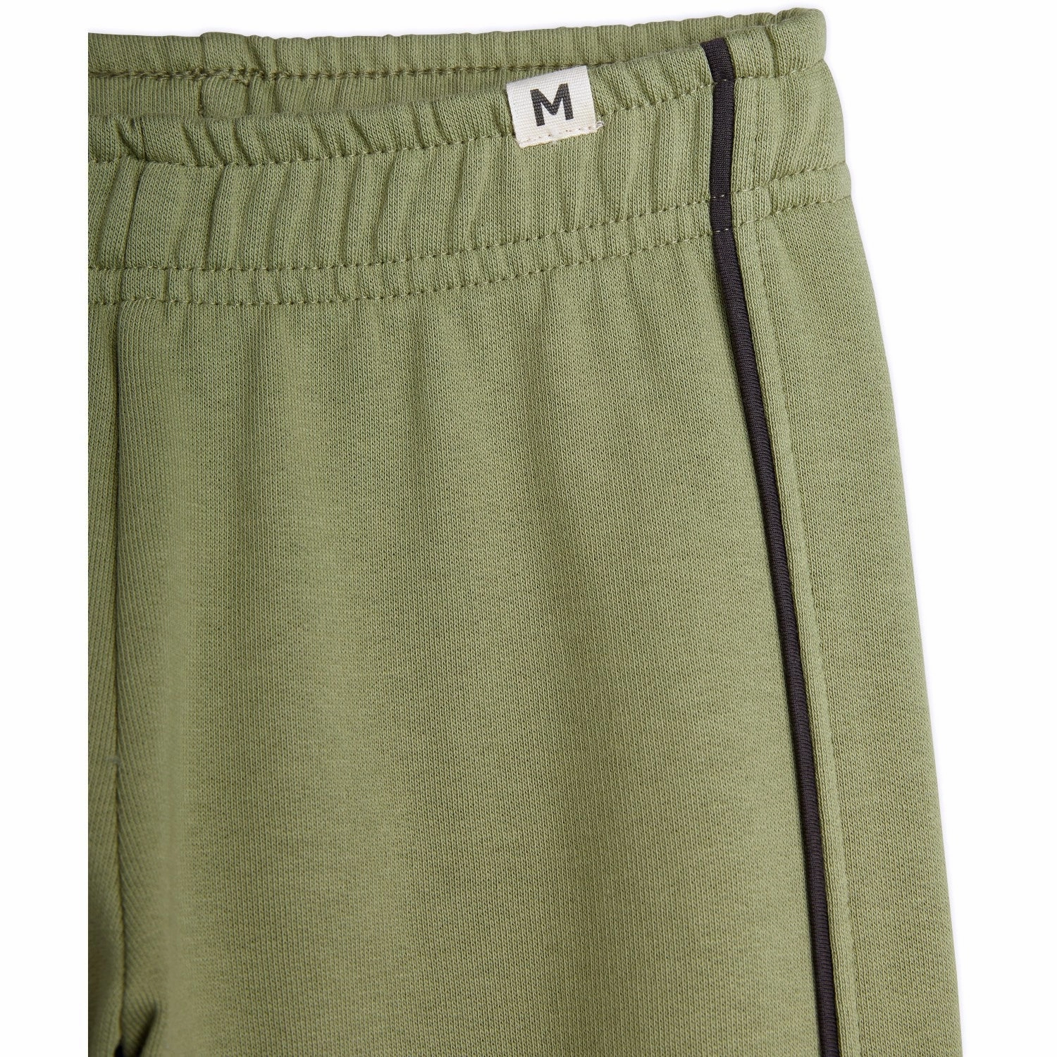 Cruise Wear Short-sleeved Mini Rodini Green Plain Piping Sweatpants
