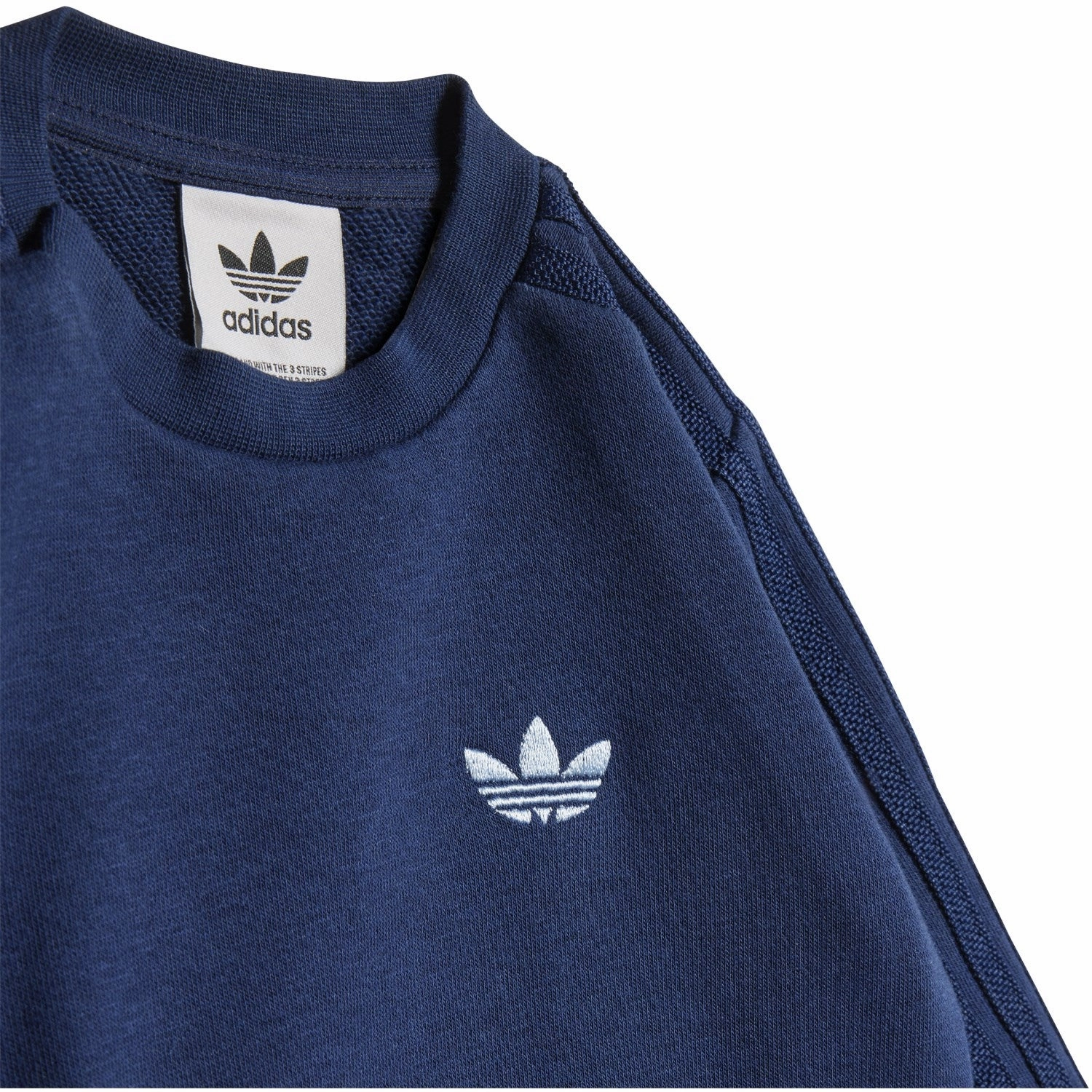 adidas Originals Medium Blue Denim/Night Indigo Denim Crew Set AntiOdorTreatment Multi Directional Stretch