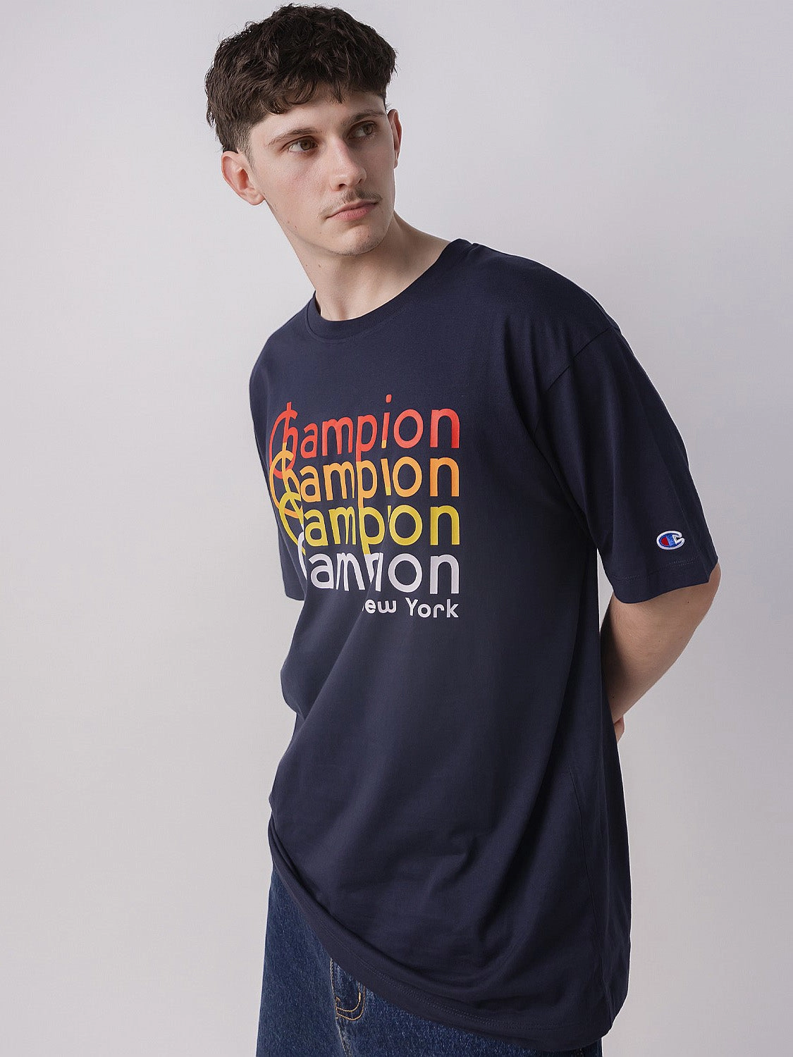 Retro Breathable Mesh Panels Graphic Summer Tee