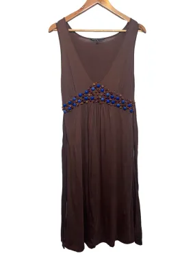 Vibrant Style Great Plains Brown Dress (Size S)