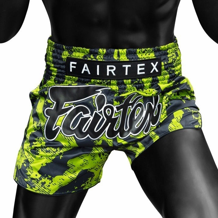 Fairtex Raptor Muay Thai Shorts BS1955 Green Day Out Cool Fit