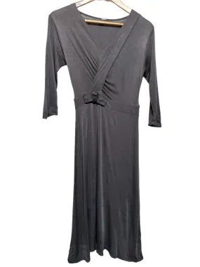Sleek Wear Lined interior Grey Evening Dress (Size XS)