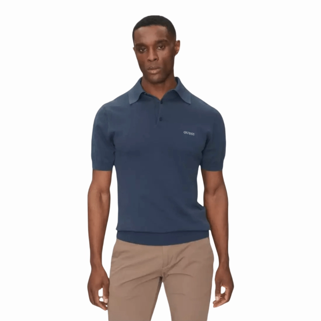 Smooth Finish Guess Cree Washed Polo Men