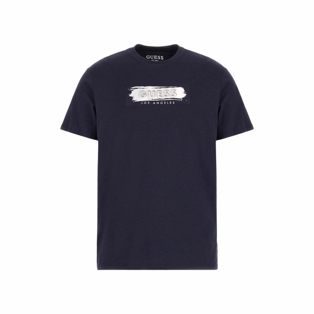 Lightweight Shirt Guess Metallic Deboss Logo T-Shirt Men