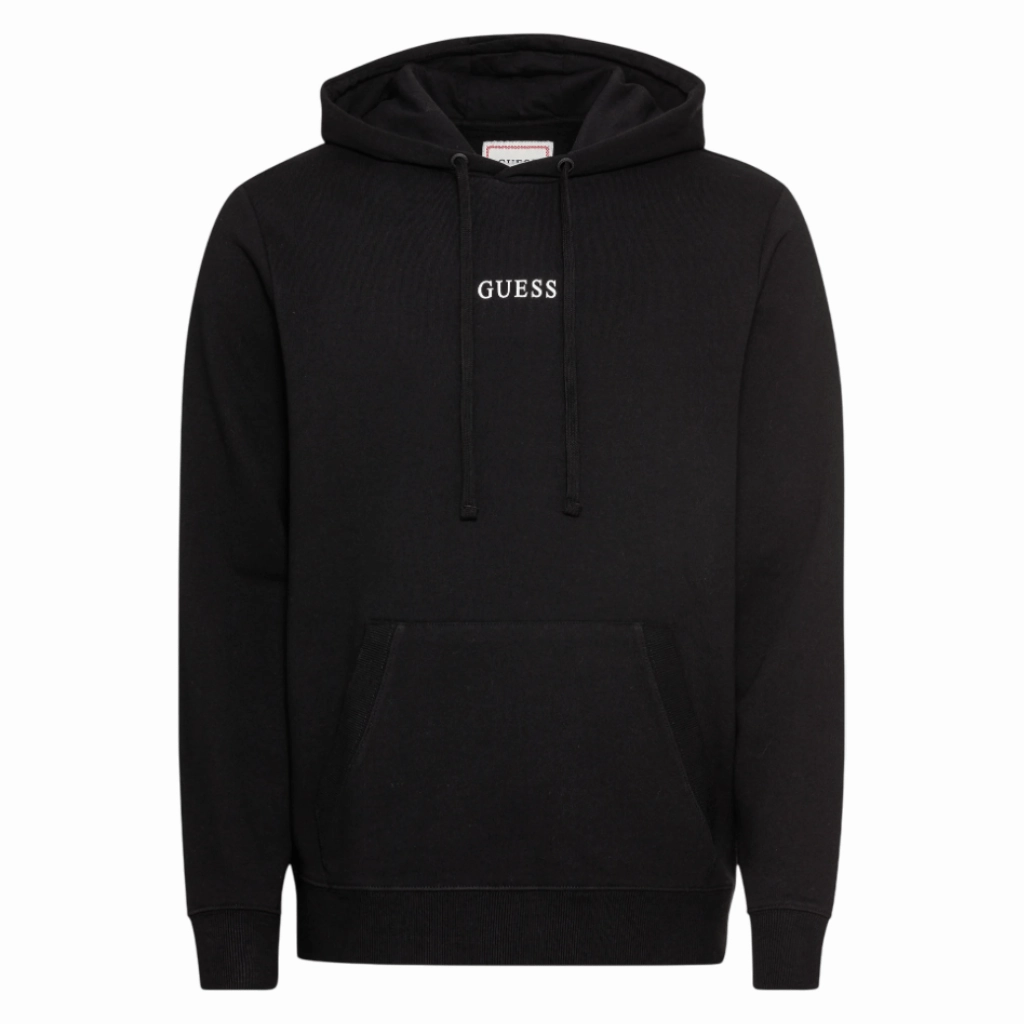 Adjustable Cuffs Street Energy Guess Roy Embossed Hoodie Men