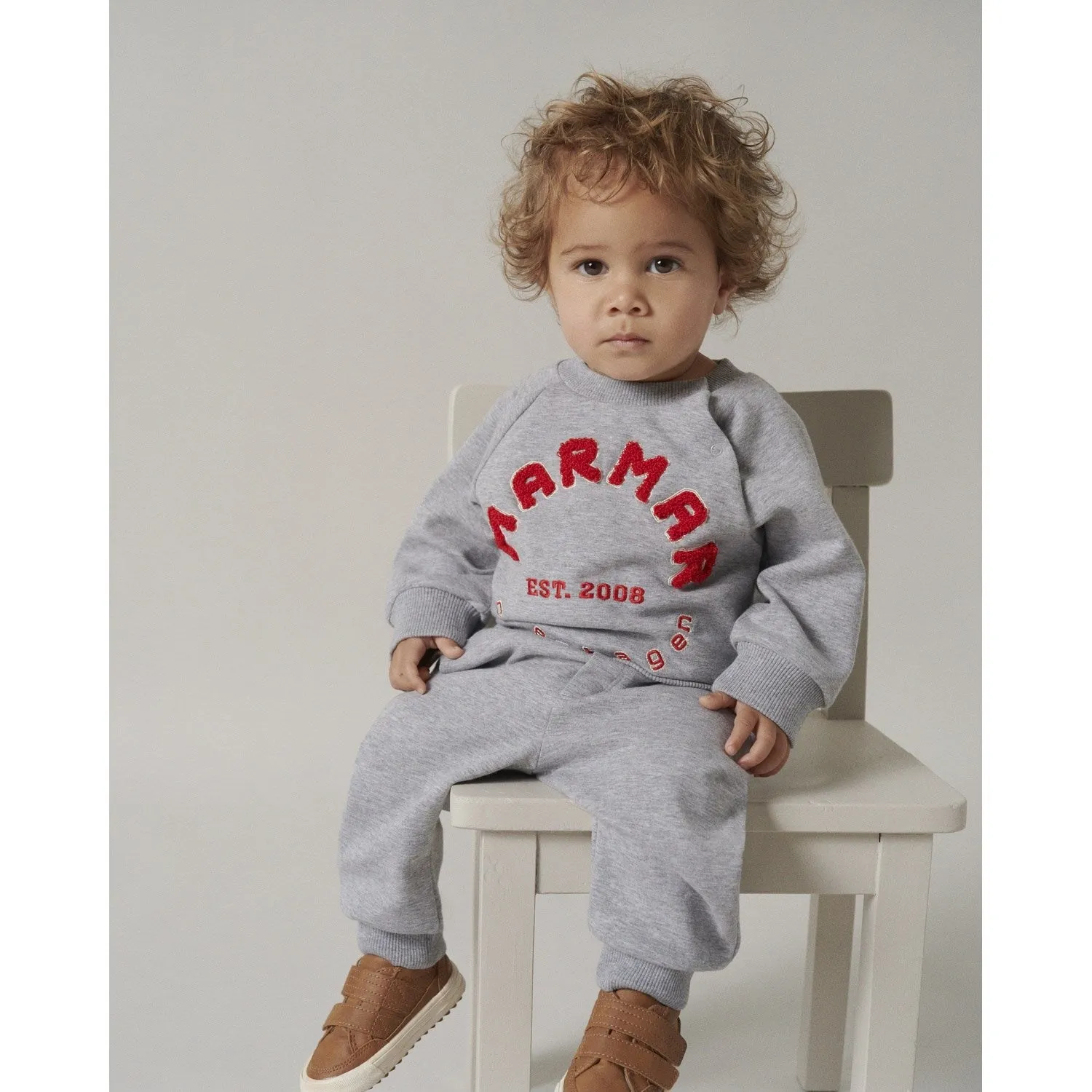 VentilatedMeshPanels Flexible Articulated Knees MarMar Double Jersey Red Logo Pelon B Sweatpants