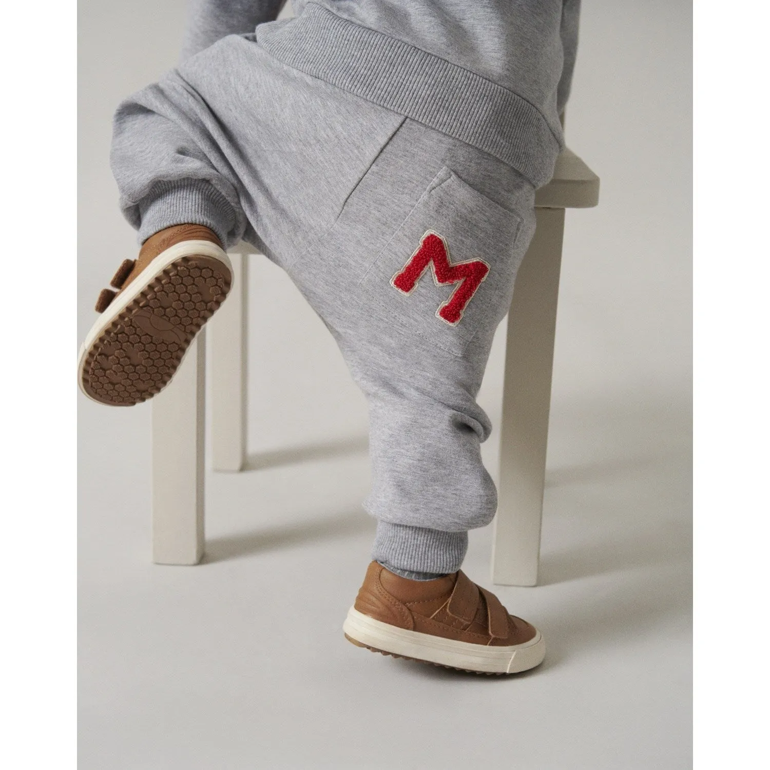 MarMar Double Jersey Red Logo Pelon B Sweatpants QuickDry Fabric