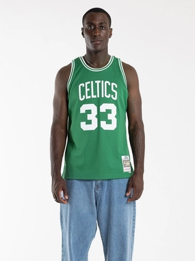 Boston Celtics 85-86 Swingman Jersey Light Casual Wear