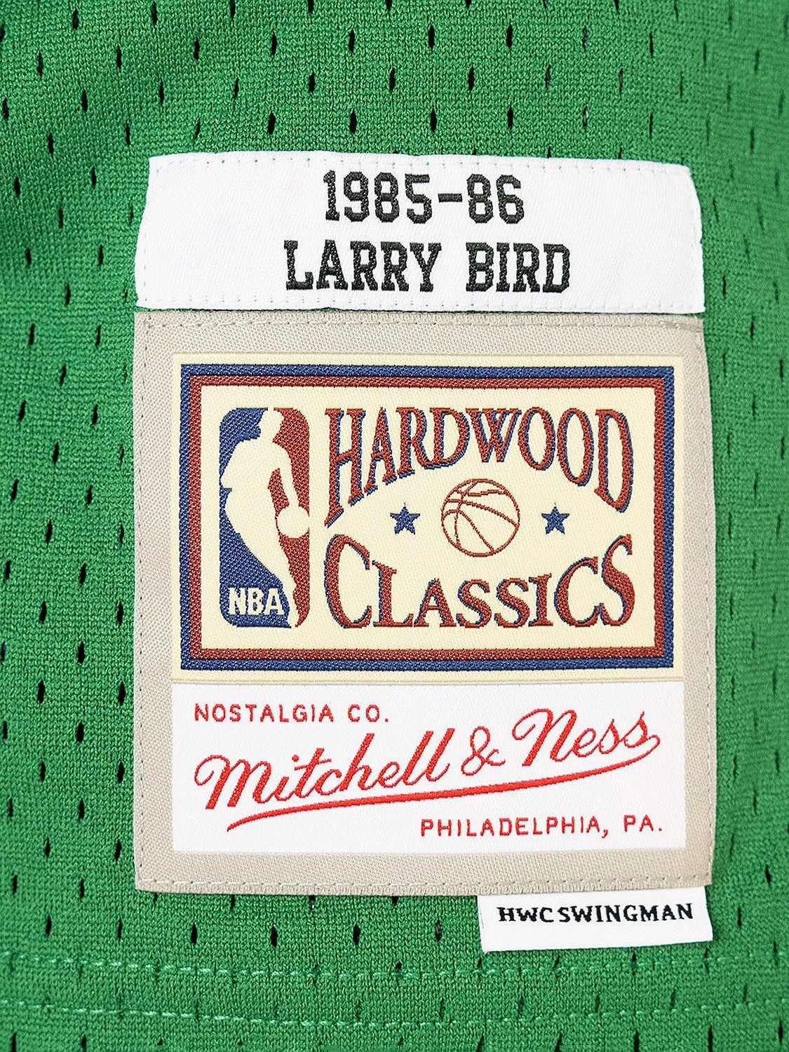 Boston Celtics 85-86 Swingman Jersey Basic Wardrobe Piece Seam Free Back