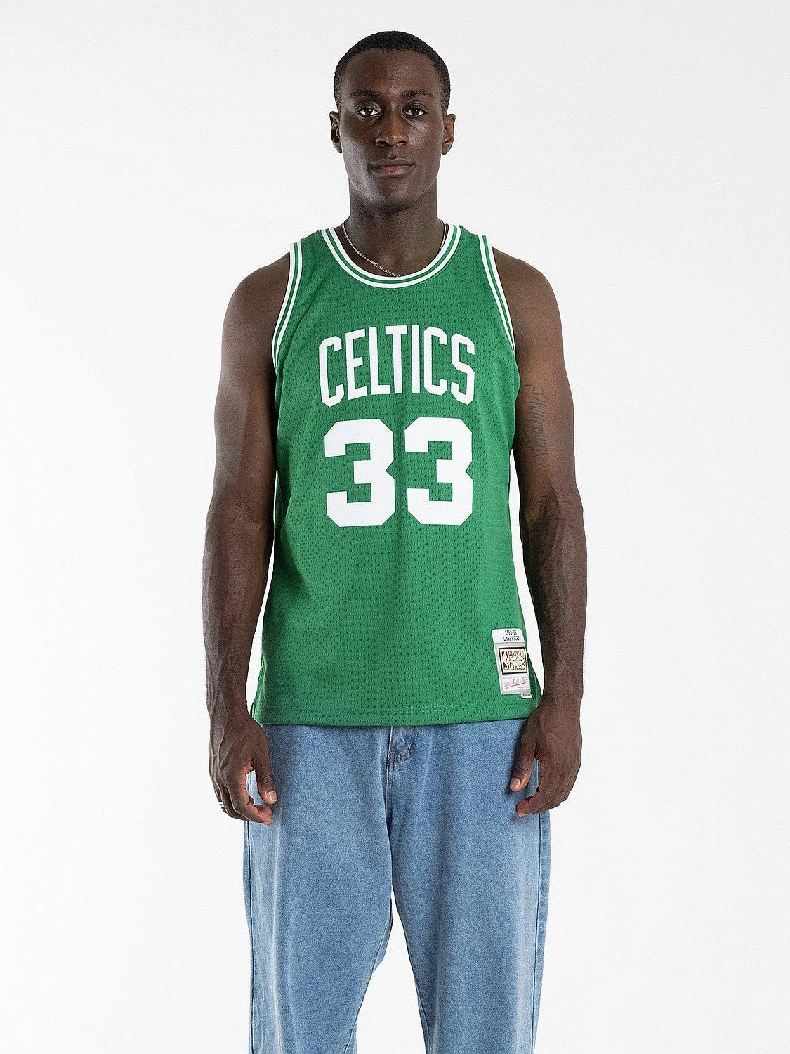 Boston Celtics 85-86 Swingman Jersey Comfortable Layering Essential Wardrobe
