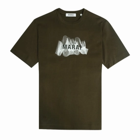Stylish and Fun Marai Mercerised Ripple Print T-Shirt Men