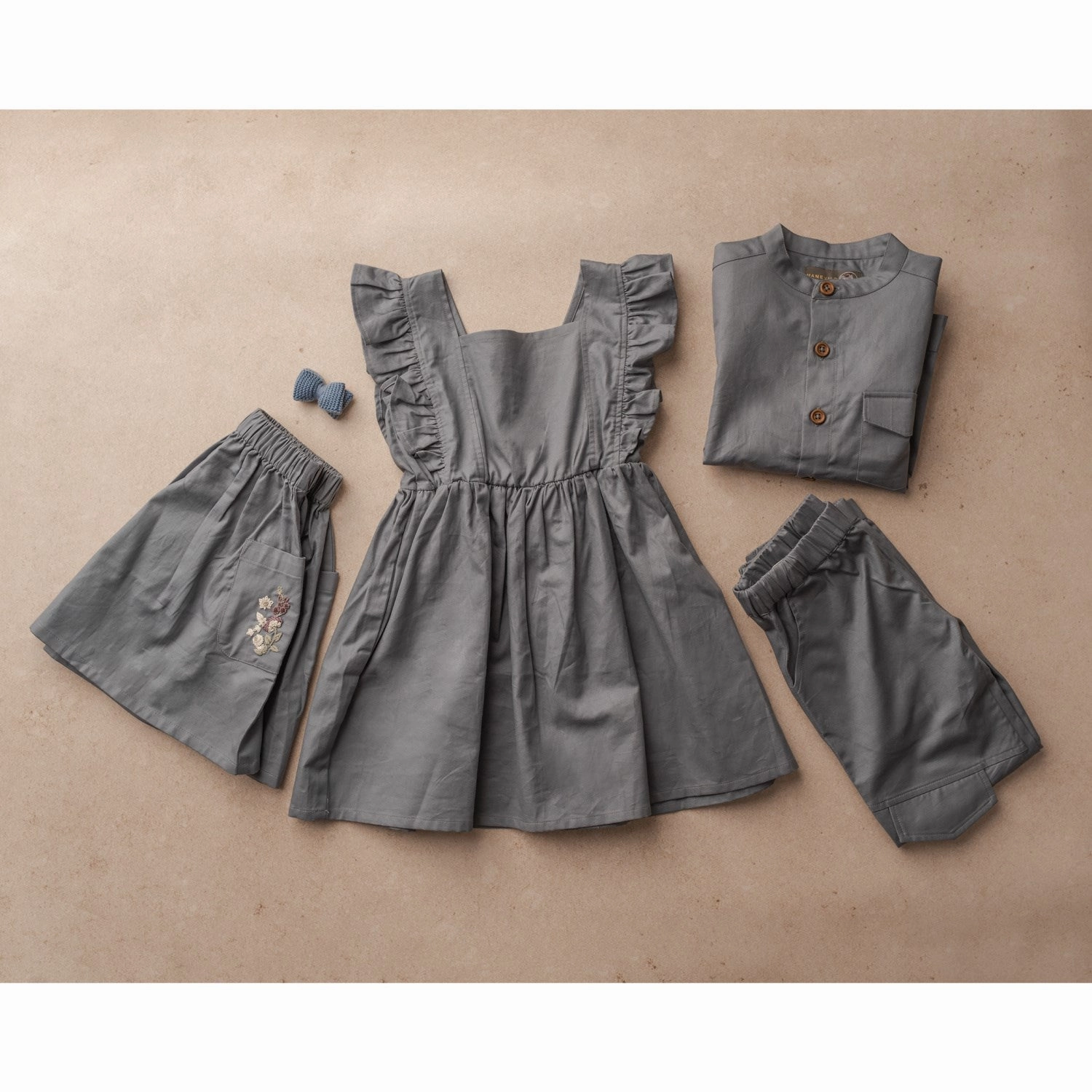 Hanevild Blue Laila Skirt Lightwear Look