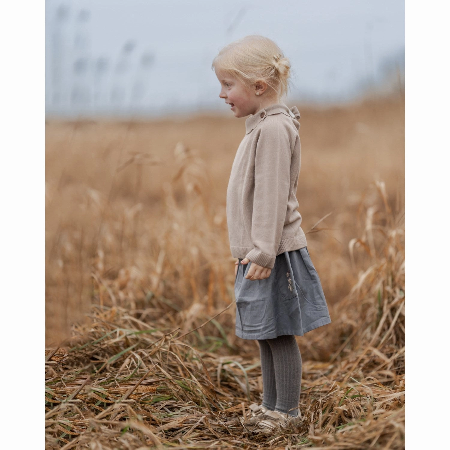 High Street Chic Hanevild Blue Laila Skirt