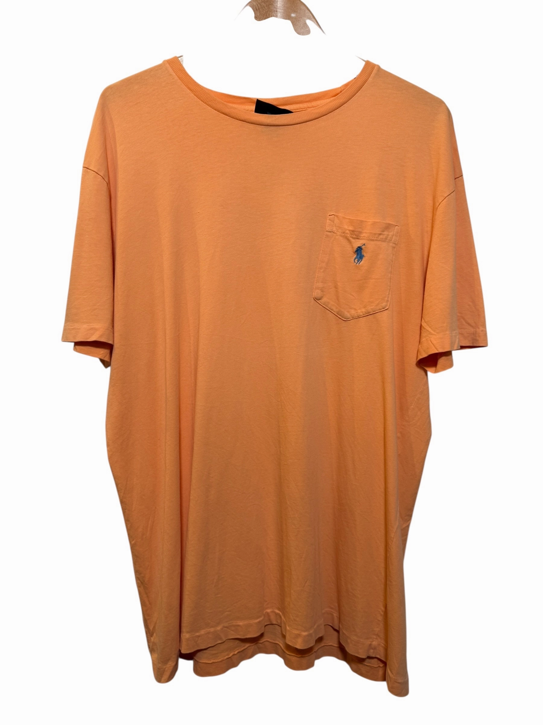 Polo Ralph Lauren Mens Orange T Shirt (Size L) Outdoor Light