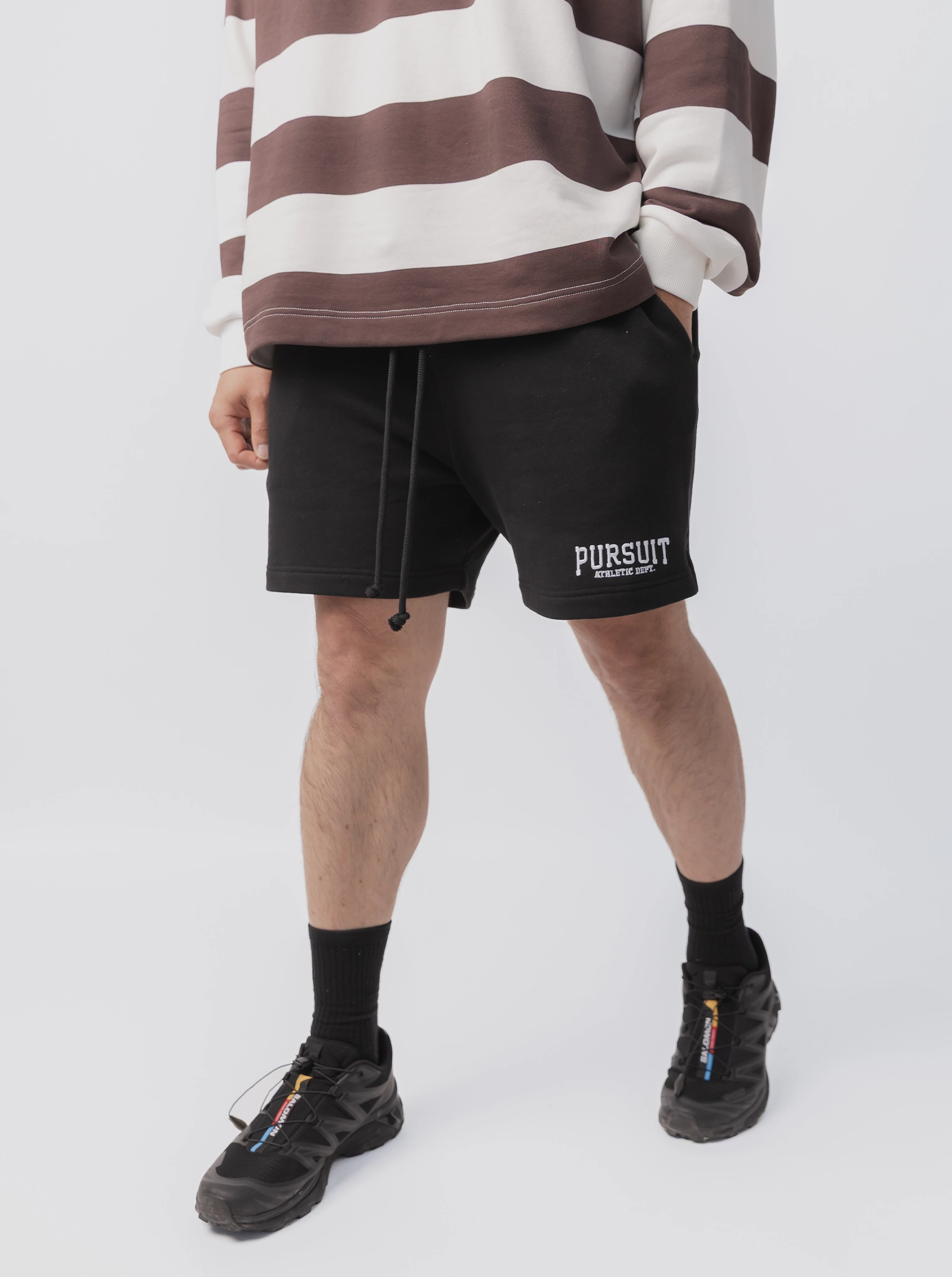 Classic Cut Happiness Short in Court Black