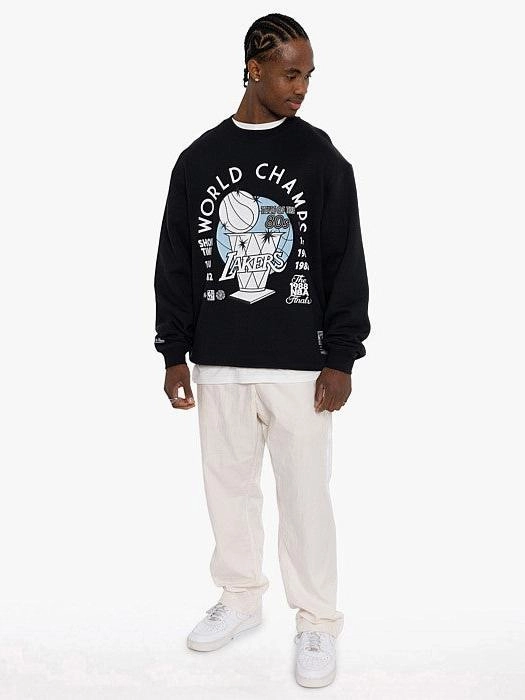 Monogrammable Niche style Los Angeles Lakers Team of the 80's Crew