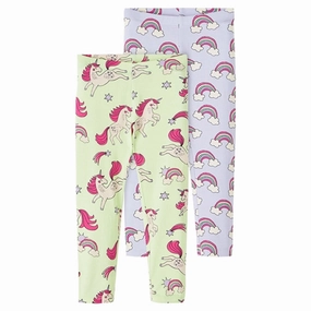 Name it Lime Cream Dila Leggings 2-pack Maternity Wear City Walk