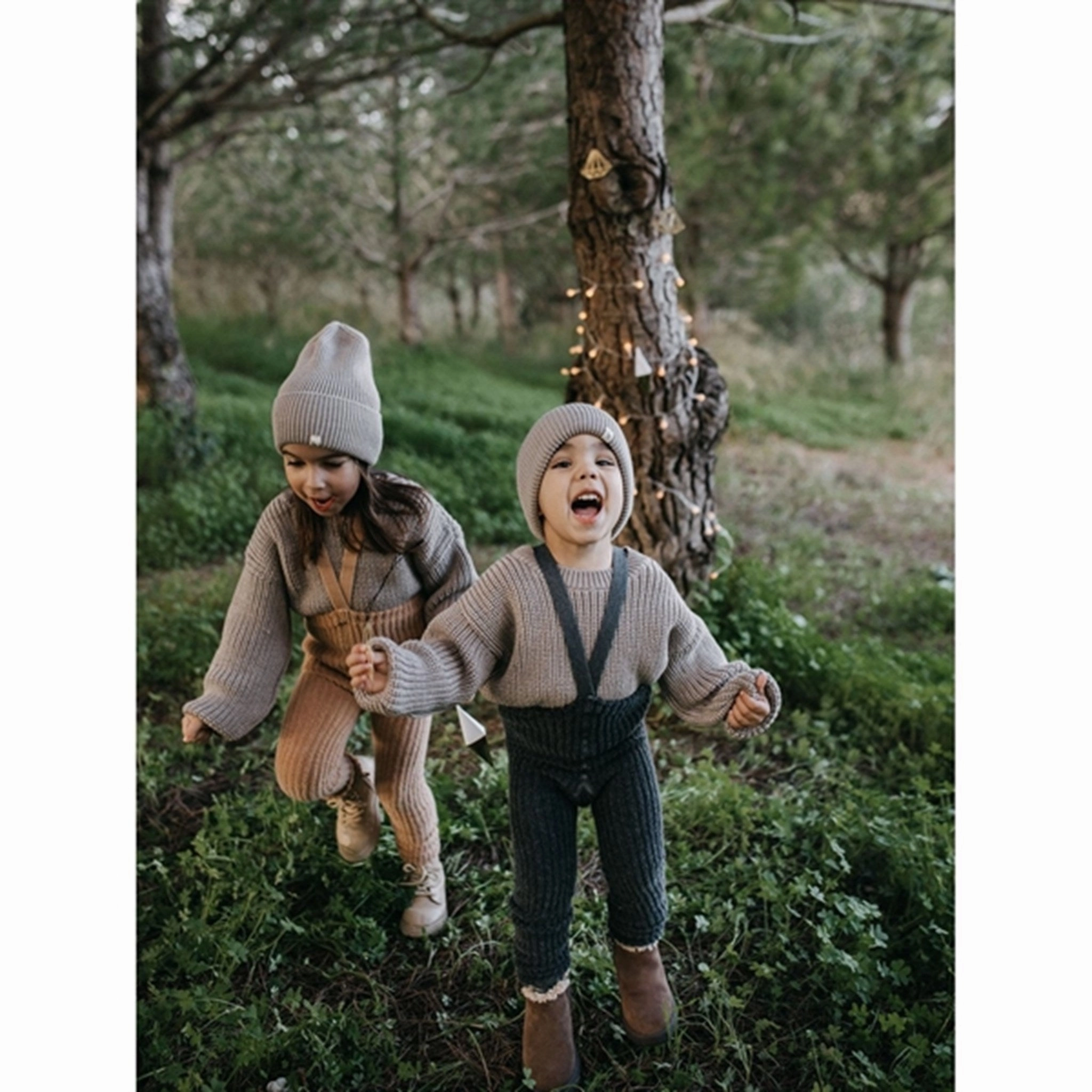 Silly Silas Granny Teddy Footless Dark Grey Blend Light Fit