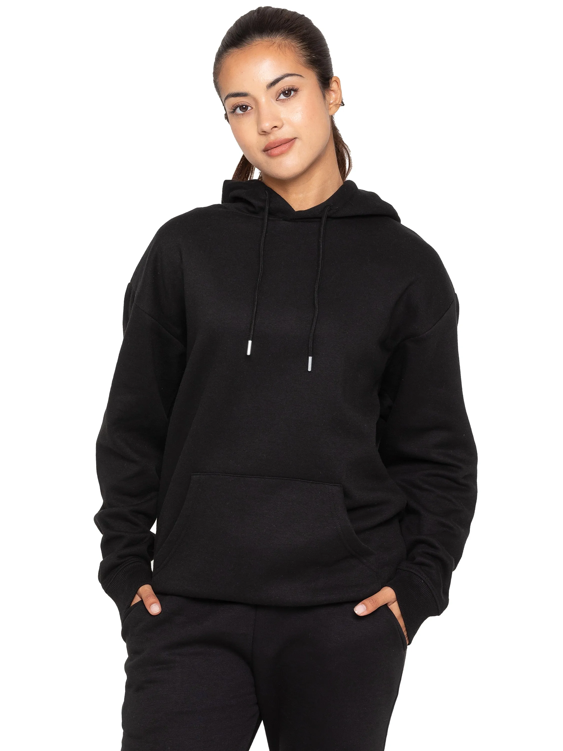 Tulle accents Teenager Enzo | Womens Oversized Hoodie