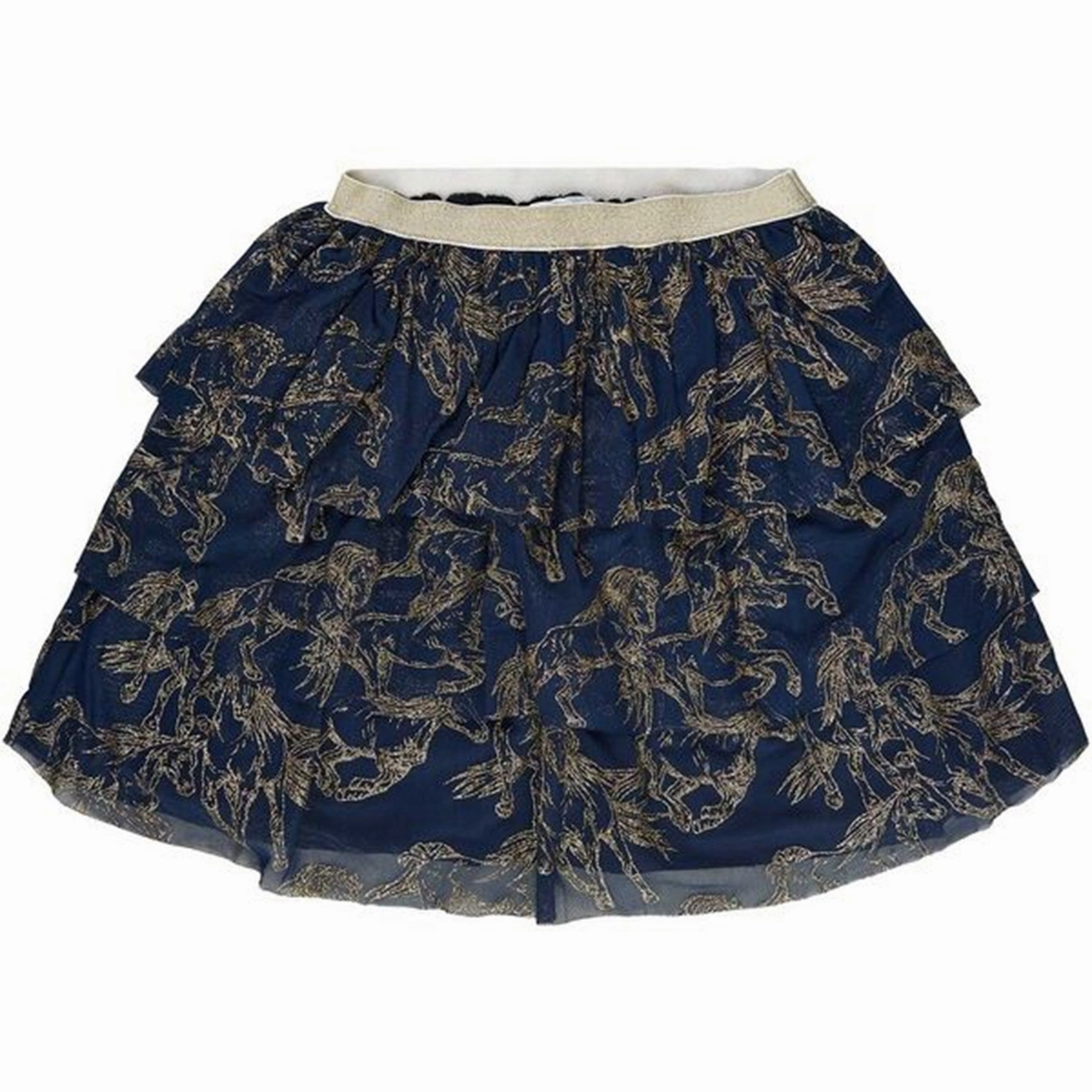 The New Tessa Mesh Skirt Navy Blazer Soft Styling