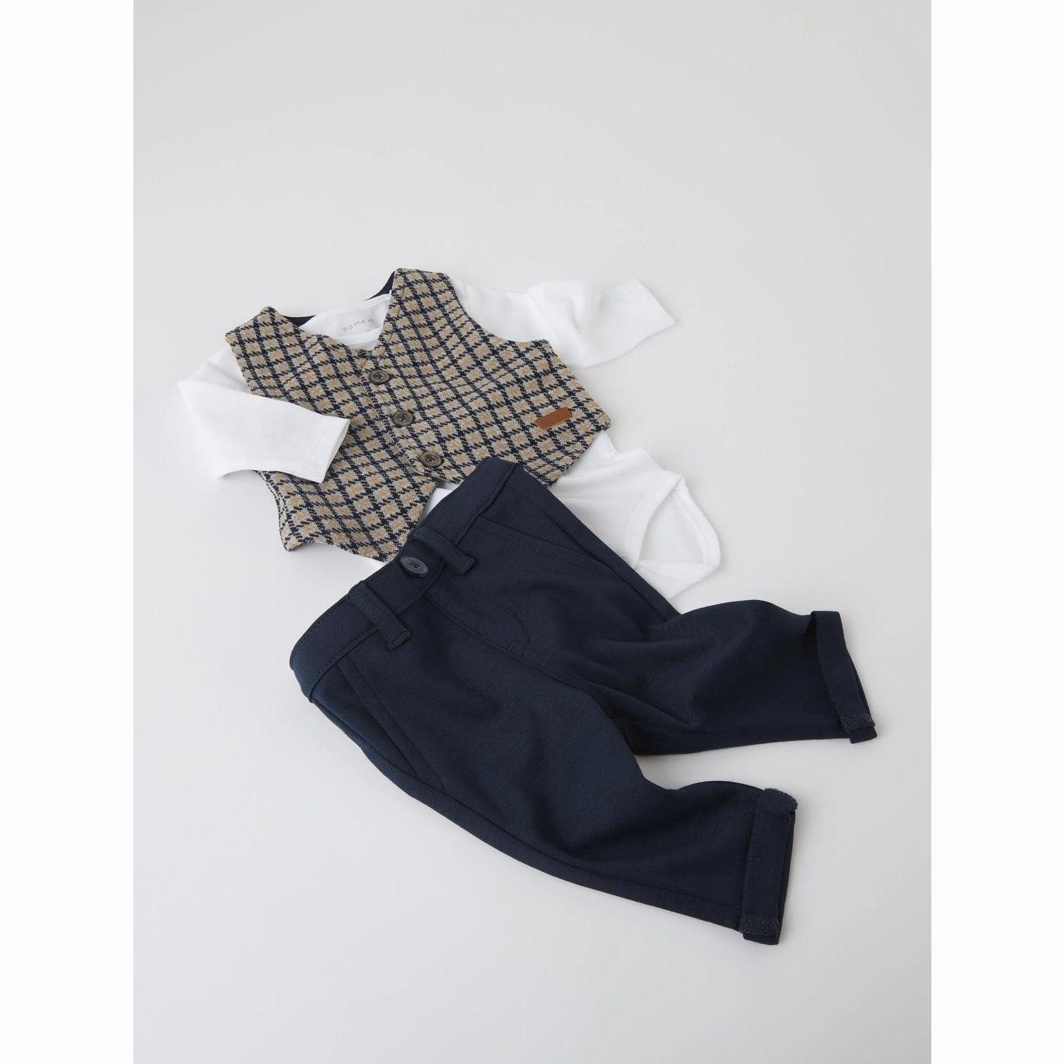 mixture loose fitting Name It Dark Sapphire Roxo Waistcoat