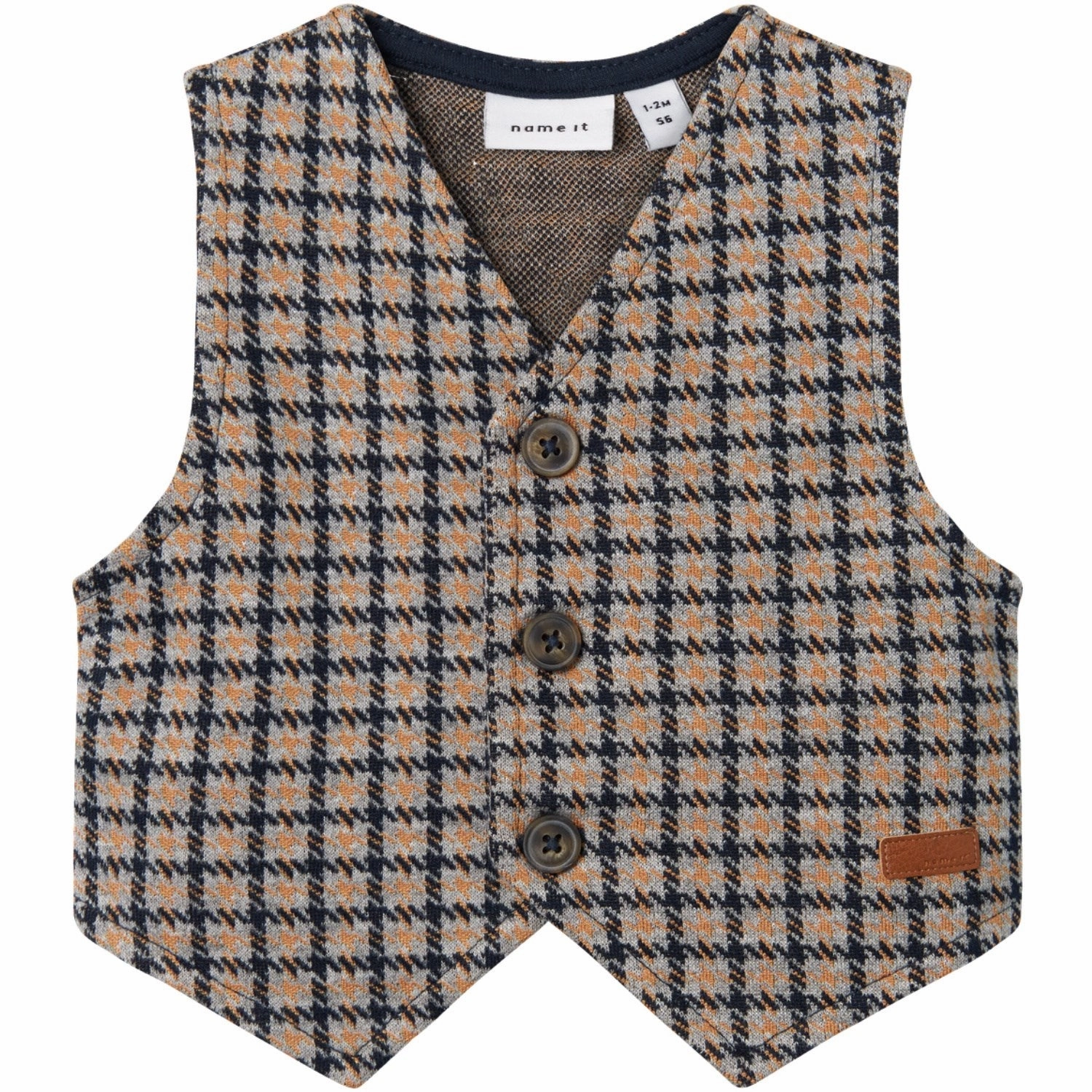 Name It Dark Sapphire Roxo Waistcoat basic Breathable Mesh Panels