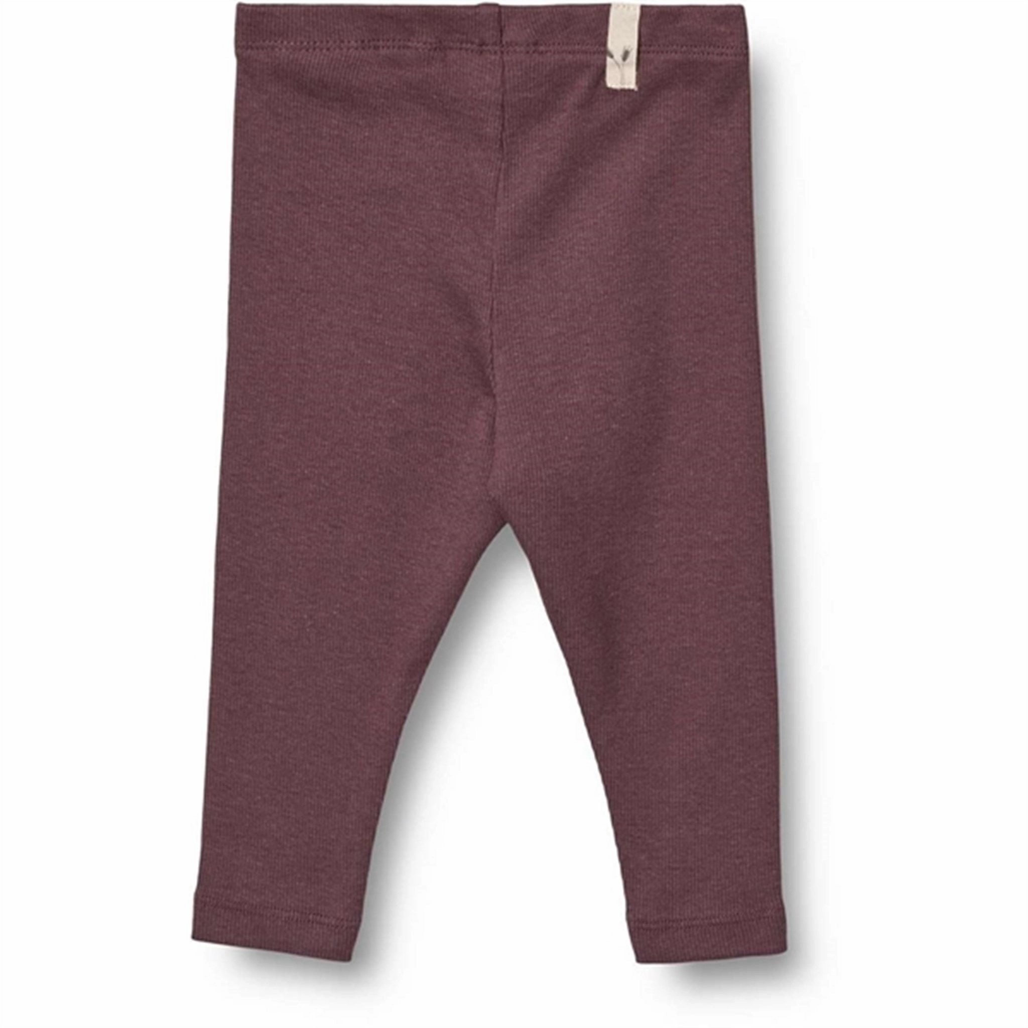 Sporty Comfort Wear Wheat Soft Eggplant Rib Leggings