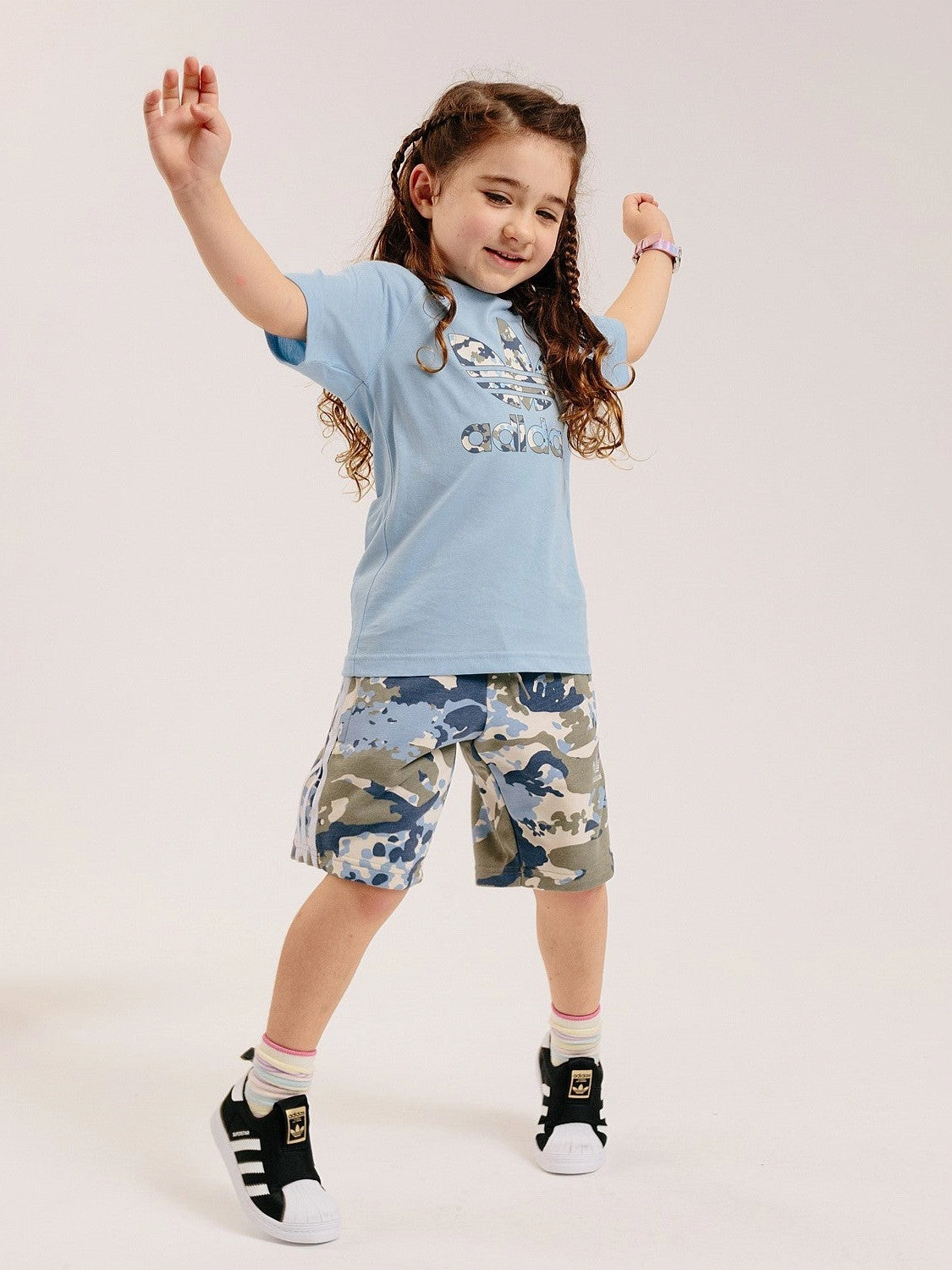 J Short Tee Set - Clear Sky Casual Wear