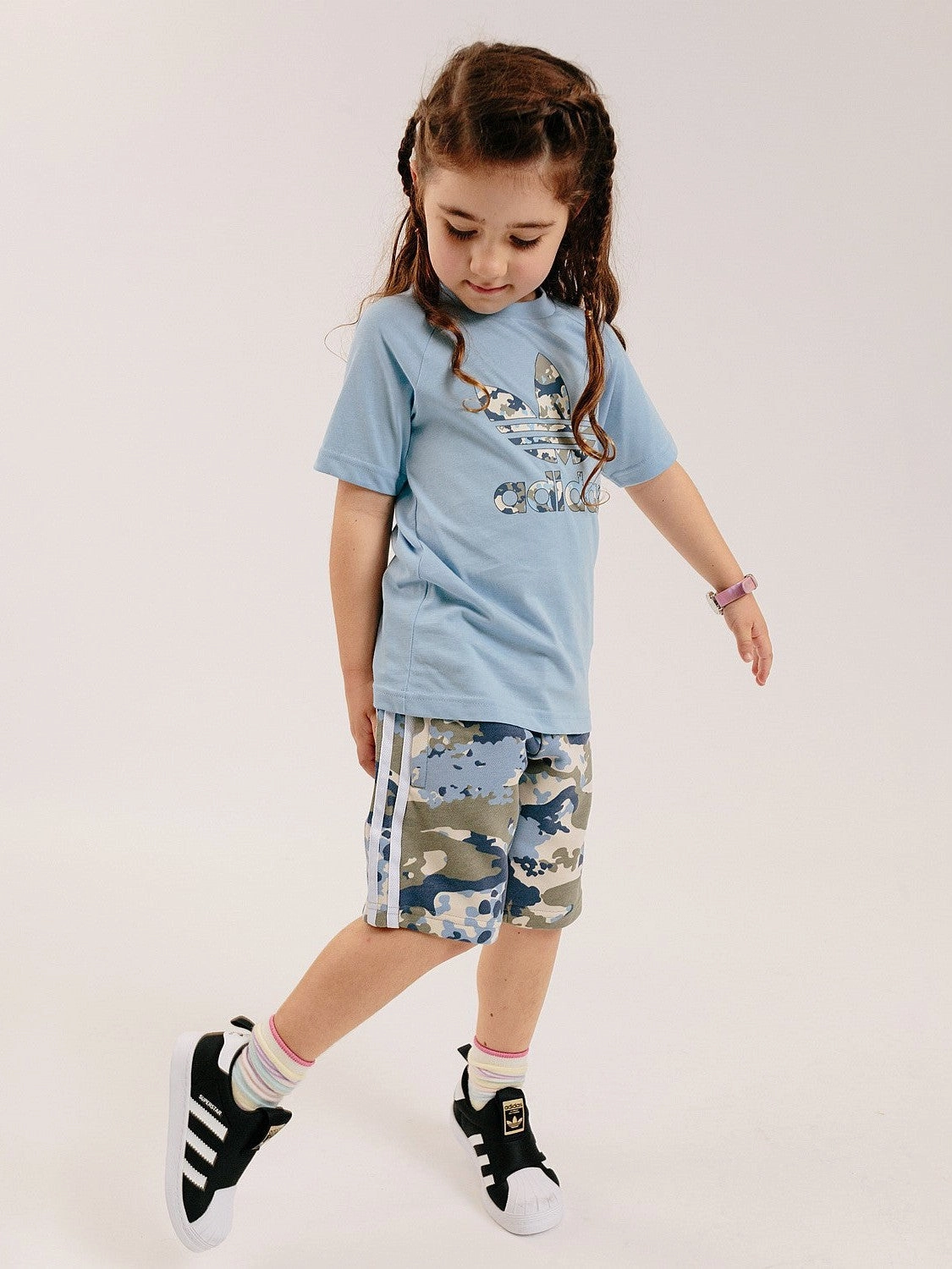 Weekend Fashion J Short Tee Set - Clear Sky