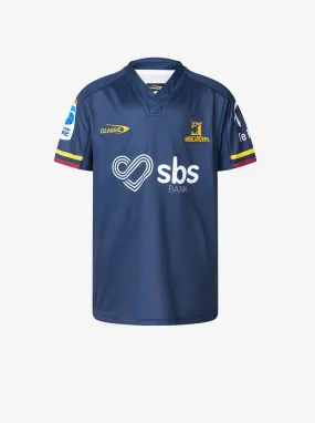 Classic Crew Neck Design Contoured Side Panels Highlanders Home Jersey Youth