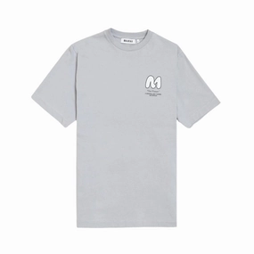 Fashion Forward Solid color purity Marai Bubble Print T-Shirt Men