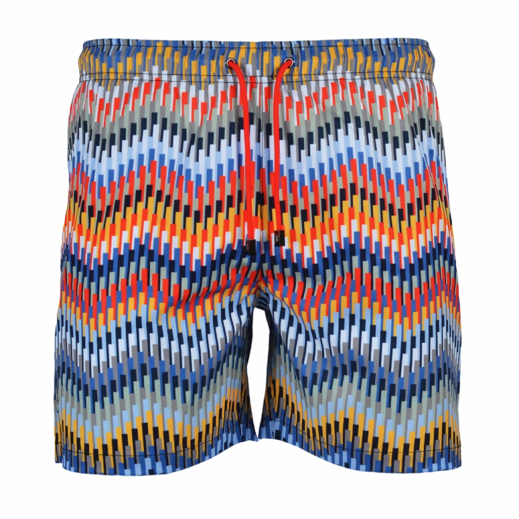 Weekend Ready Warm Vibe Moda Bandidos Line Zig Swim Short Men