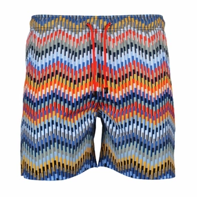 Weekend Ready Warm Vibe Moda Bandidos Line Zig Swim Short Men